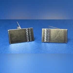 G.I.F.A. Gilded 830S Silver Cufflinks Produced By Guldsmedenes Indkøbsforening